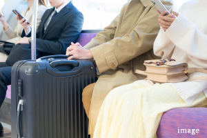 大きな荷物がある時も快適
