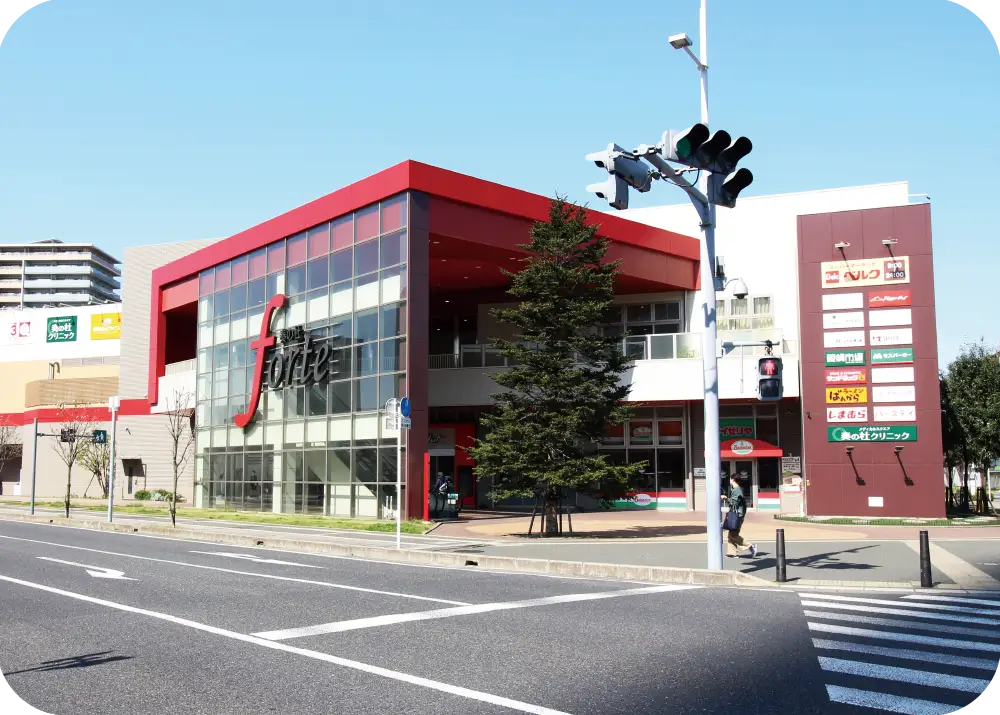 秦の杜フォルテ 外観 約1,460m 徒歩19分