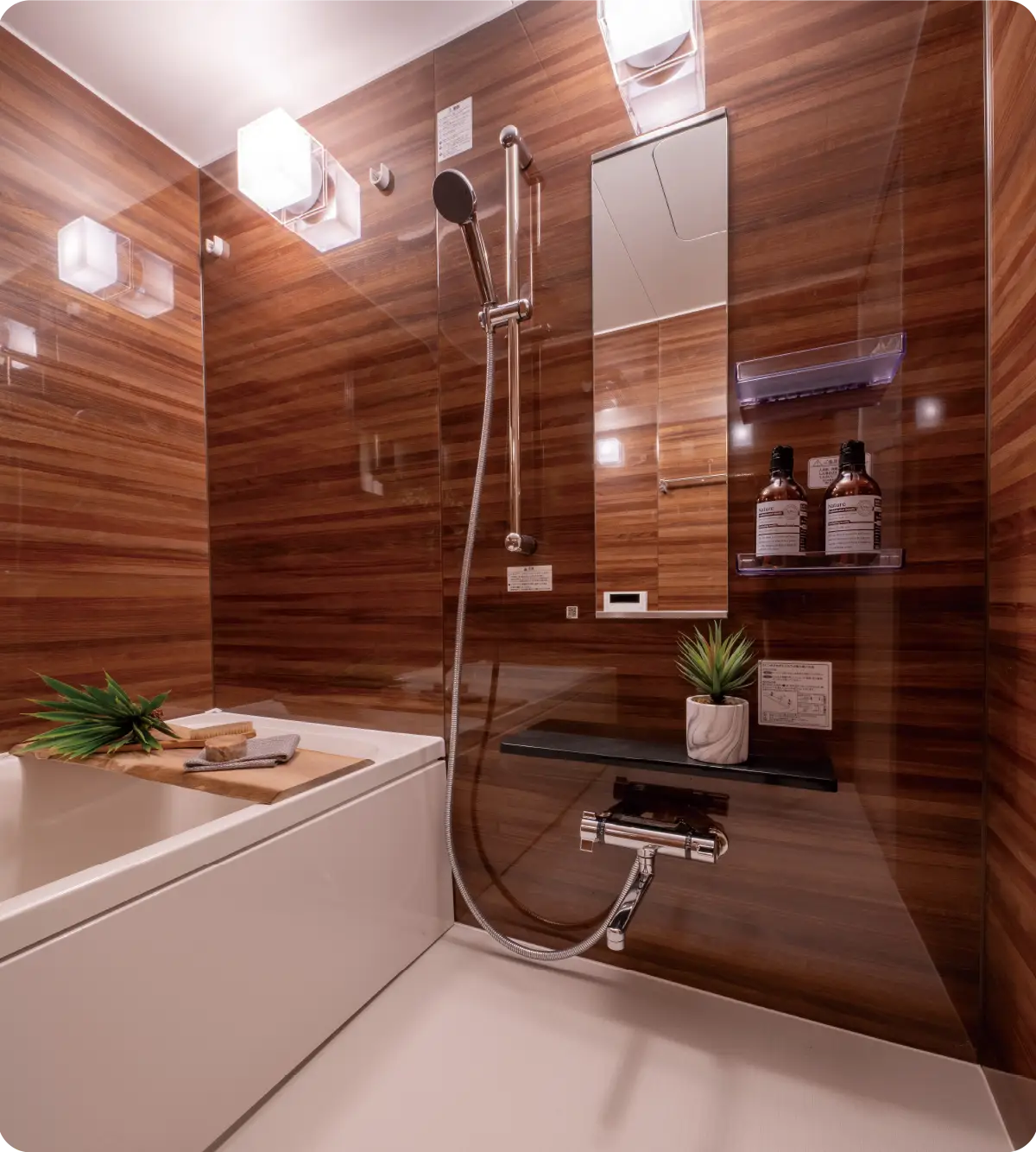 サンクレイドル津田沼Ⅲ モデルルーム バスルーム 参考写真