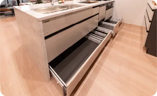 巾木収納 フロアコンテナ 参考写真