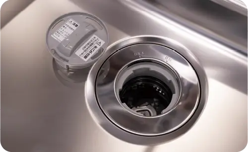 ディスポーザー シンク内設置 参考写真