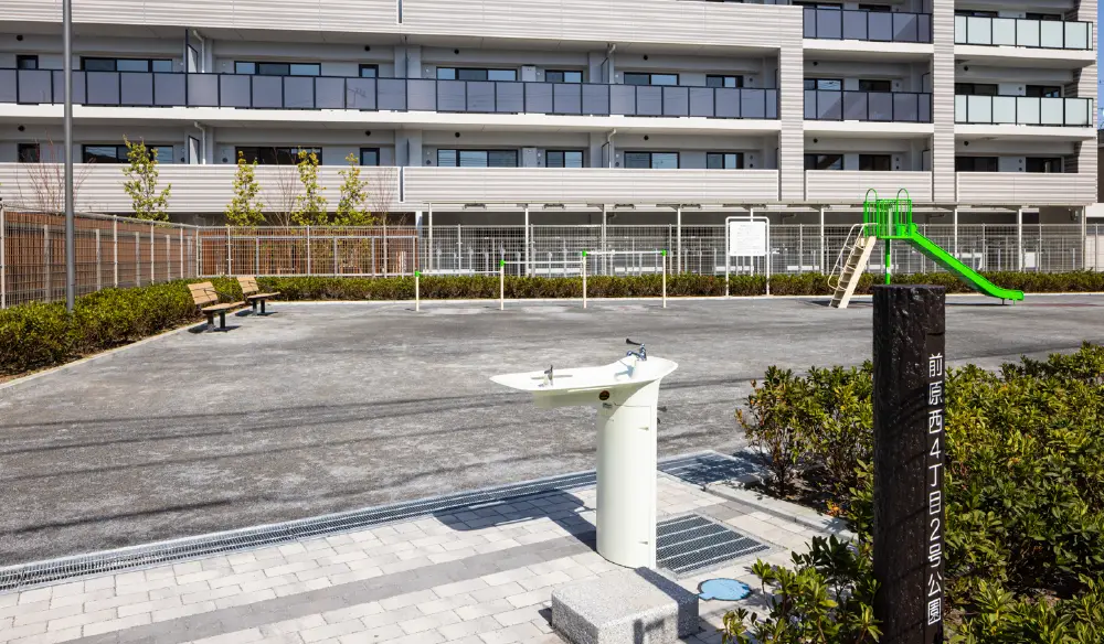 サンクレイドル津田沼Ⅲ 提供公園 地域に開かれた憩いの場