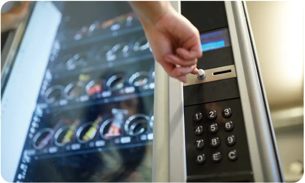 ベンダーコーナー 自動販売機 緊急時対応